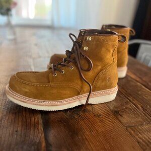 (Only 1 Wear) Men's Frye Hudson Workboot Wedge - Golden Rod - Size 10